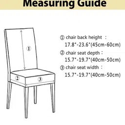 HOUSE OF QUIRK Brown 2 Pieces Bubble Frill Stretchable Removable Chair Covers image 5
