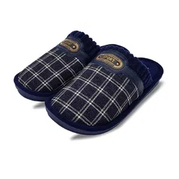 JENNA Men Comfort Closed Toe Fur Room Slippers-picture-17