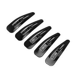 CHRONEX Pack Of 12 Metal Black Tic Tac Hair Clips-image-54