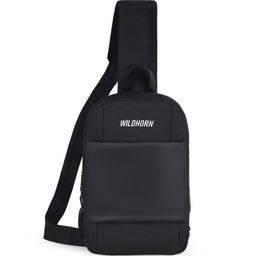 WildHorn Men Colourblocked Crossbody Bag-10