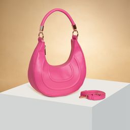 Forever Glam by Pantaloons PU Structured Handheld Bag with Applique-5
