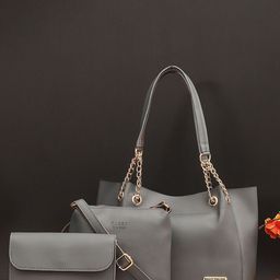 Bagsy Malone PU Structured Shoulder Bag with Applique image 1