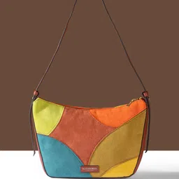 Accessorize Women Colourblocked Regular Structured Satchel Handbags-56