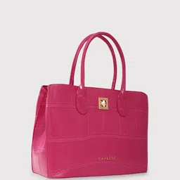 Caprese The Kiara Collection Small Mink Satchel Handheld Bag with With Double Handle image 5
