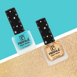 PERPAA Set of 2 Super Matte Long Lasting & Quick-Dry Nail Polish - 6 ml each-17