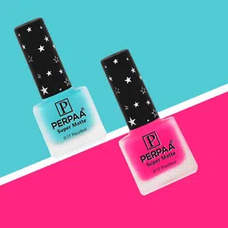 PERPAA Set of 2 Super Matte Long Lasting & Quick-Dry Nail Polish - 6 ml each-47