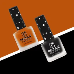 PERPAA Set of 2 Super Matte Long Lasting & Quick-Dry Nail Polish - 6 ml each-12