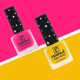 PERPAA Set of 2 Super Matte Long Lasting & Quick-Dry Nail Polish - 6 ml each-13