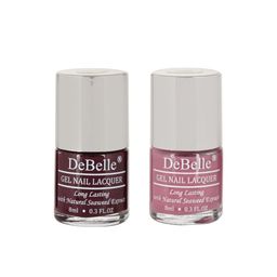 DeBelle Set Of 2 Gel Nail Polish - Glamorous Garnet & Laura Aura - 8ml Each-14