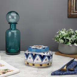 Handpainted Ceramic Storage Jar by MIAH Decor-picture-24