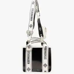 Women Bwebber Patent Satchel Bag with Adjustable Strap-11