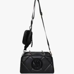 Bevie Quiled Adjustable Satchel Bag-image-32