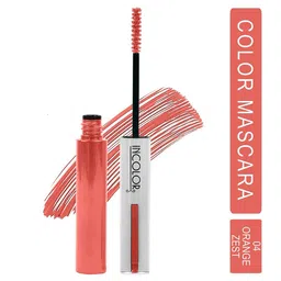 INCOLOR Set Of 2 Light Weight Color Mascara 6ml Each - Orange Zest 04 & Milky White 02 image 3
