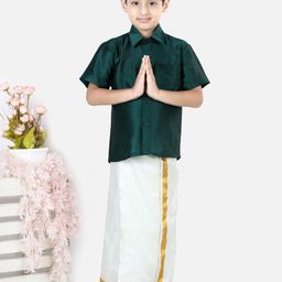 BownBee Boys  Shirt with Dhoti-picture-32