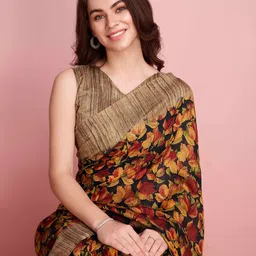 RACHNA Floral Jute Silk Bhagalpuri Saree-picture-45