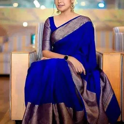 KALINI Woven Design Zari Banarasi Saree-13