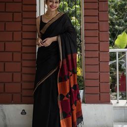 KALINI Zari Silk Blend Saree-image-80