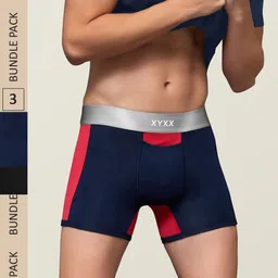 XYXX Men IntelliSoft Antimicrobial Micro Modal Pack of 3 Illuminati Trunks XYTRNK3PCKN374-picture-19