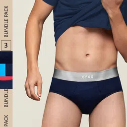 XYXX Men IntelliSoft Antimicrobial Micro Modal Pack of 3 Illuminati Briefs XYBRF3PCKN352-picture-17