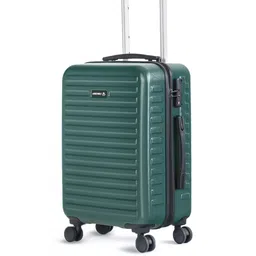 Assembly Green Textured 360 Degree Rotation Hard Cabin-Sized Trolley Bag 40L image 5