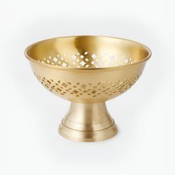 Fabindia Suvarn Textured Brass Decorative Bowl-25