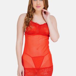 Hill Islands Orange Solid Baby Doll-image-90