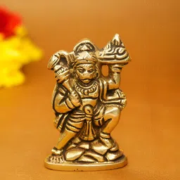 Ekhasa Gold-Toned Brass Religious Idol Showpiece-19