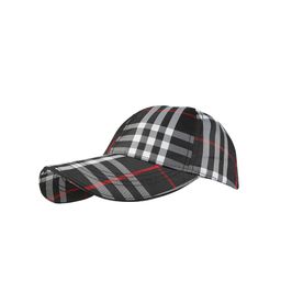 iSWEVEN Checked Cotton Baseball Cap-picture-6