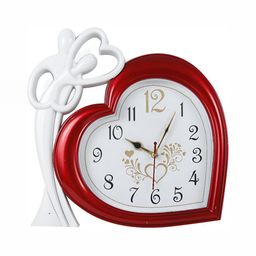 Sigaram Red Abstract Shaped Regular Wall Clock-22