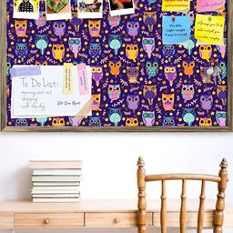 ArtzFolio Printed Wooden Bulletin Board With Sticky Notes image 1