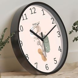 RANDOM Black & White Print Dial Wall Clock image 2