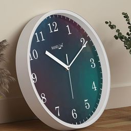 RANDOM Black & Green Printed Dial Wall Clock image 2