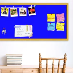ArtzFolio Printed Wooden Bulletin Board With Sticky Notes image 2