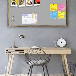 ArtzFolio Copper Coloured Printed Wooden Bulletin Board With Sticky Notes image 2