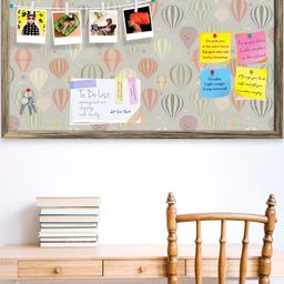 ArtzFolio Air Balloons Printed Hanging Bulletin Board With Sticky Notes image 3