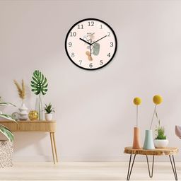 RANDOM Black & White Print Dial Wall Clock image 3