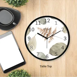 RANDOM Black & White Printed Dial Wall Clock image 4