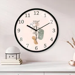 RANDOM Black & White Print Dial Wall Clock image 5