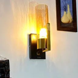Cruv Gold-Toned Metal Wall Lamp-picture-34