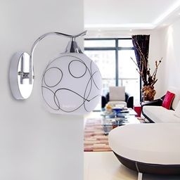 BrightLyt White Metal Spherical Wall Lamp-22