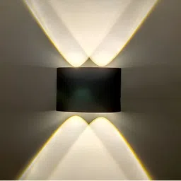 SPARK WORLD Black Quirky Abstract Shaped Wall Lamp image 2