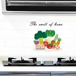 Asian royal Green & Red 3D Printed Self Adhesive Wall Sticker-image-54