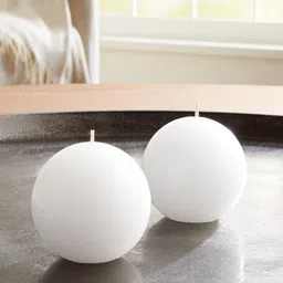 Aromatic Fables White 2 Pieces Round Scented Candles-55