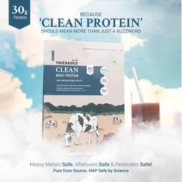TrueBasics Clean Whey Protein (Isolate),  2.2 lb  Vanilla  image 1
