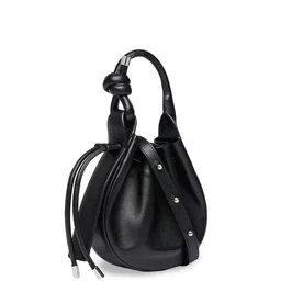 behno New York Leather Structured Satchel with Tasselled-20