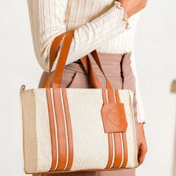 Nestasia Bucket Jute Handheld Bag-30