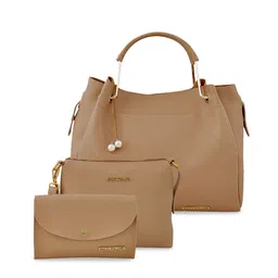 Bagsy Malone PU Shopper Handheld Bag with Tasselled-32