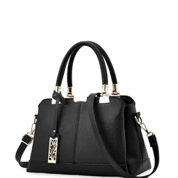 SYGA PU Structured Handheld Bag with Tasselled-image-44