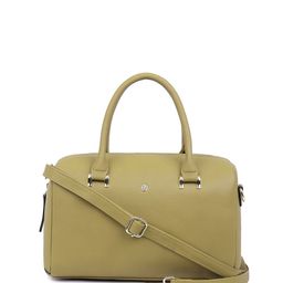Tortoise Leather Structured Handheld Bag-15