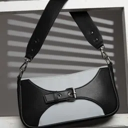 Mast & Harbour Women Colourblocked Structured Handheld Bag-9